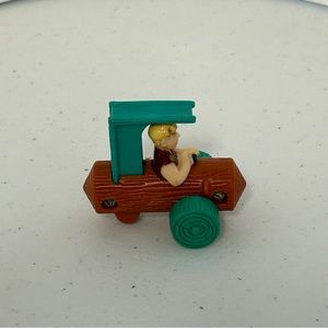 Vintage Flintstones Barney‎ Rubble Log Car U.C.S. Amblin.